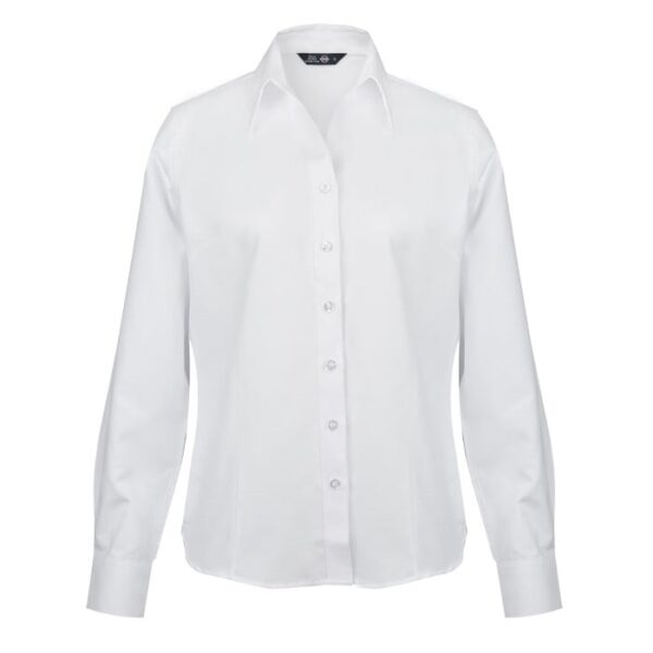 Blusa Oxford Classic Manga Larga Mujer