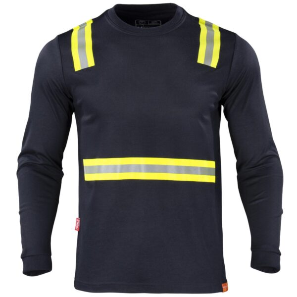 Polera Hibrida Dual Manga Larga Hombre
